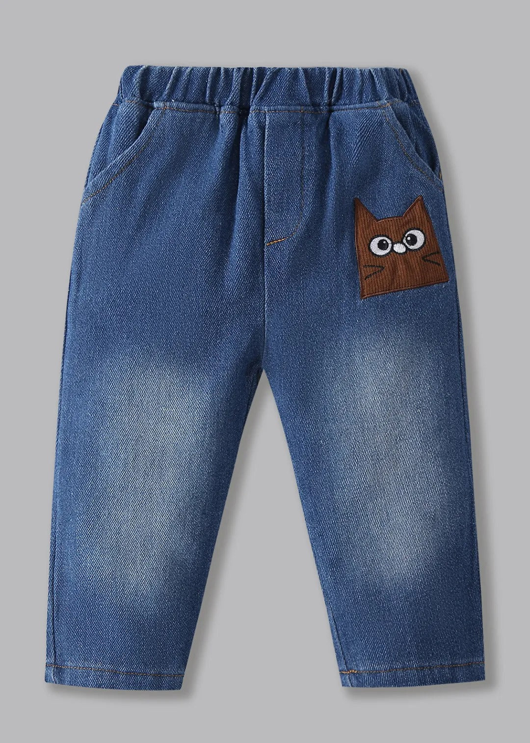 Kids Corduroy Shirt & Denim Pants Co-Ord Set | Premium 2-Piece Casual Outfit for Boys & Girls